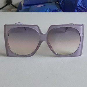 Lilac Mauve Vintage-Inspired, Ombre Lens, Square Frame Sunglasses NWOT